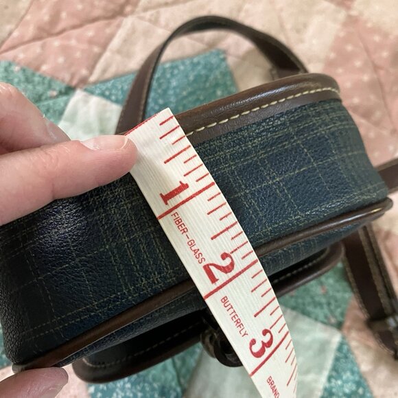 Vintage Esprit Mini Belt Bag Bum Bag Fanny Pack Crossbody Plaid 90s Grunge - Picture 13 of 13